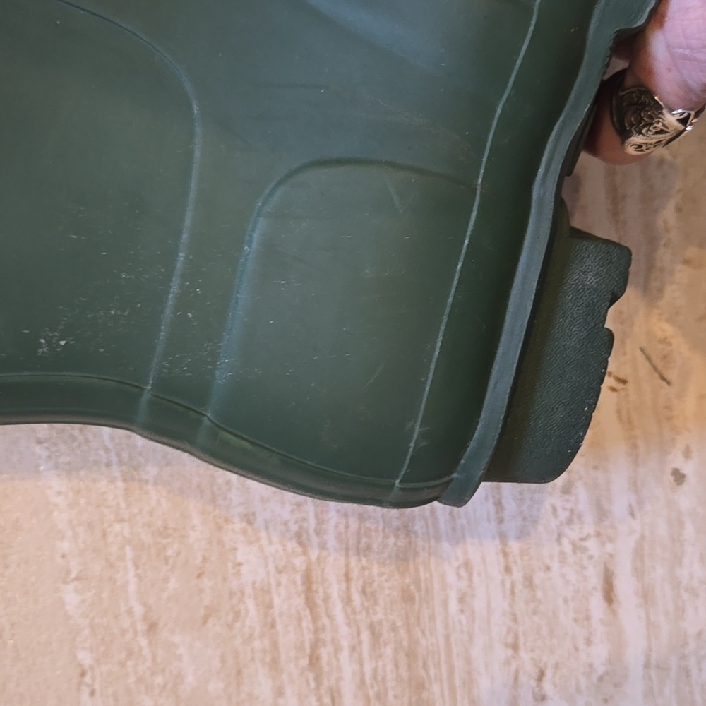 Hunter Original Natural Rubber Tall Hunter Green Waterproof Rain Boot Wellies - Picture 5 of 16